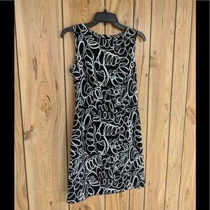 Dressbarn Black and White Dress